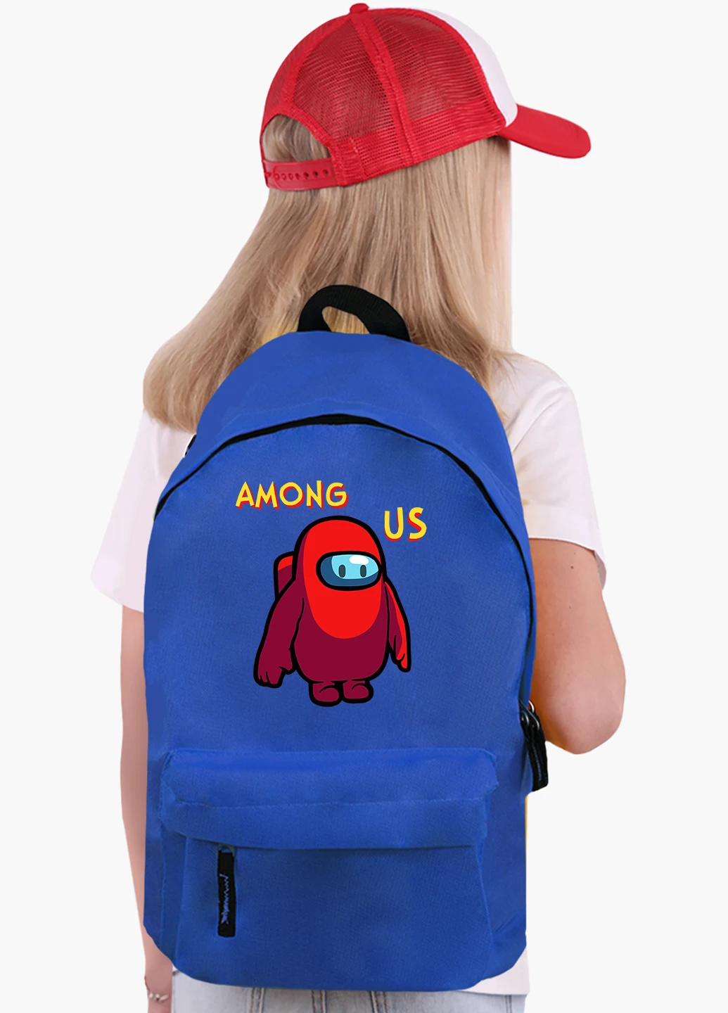 Детский рюкзак Амонг Ас Красный (Among Us Red) (9263-2411) MobiPrint (217075018)