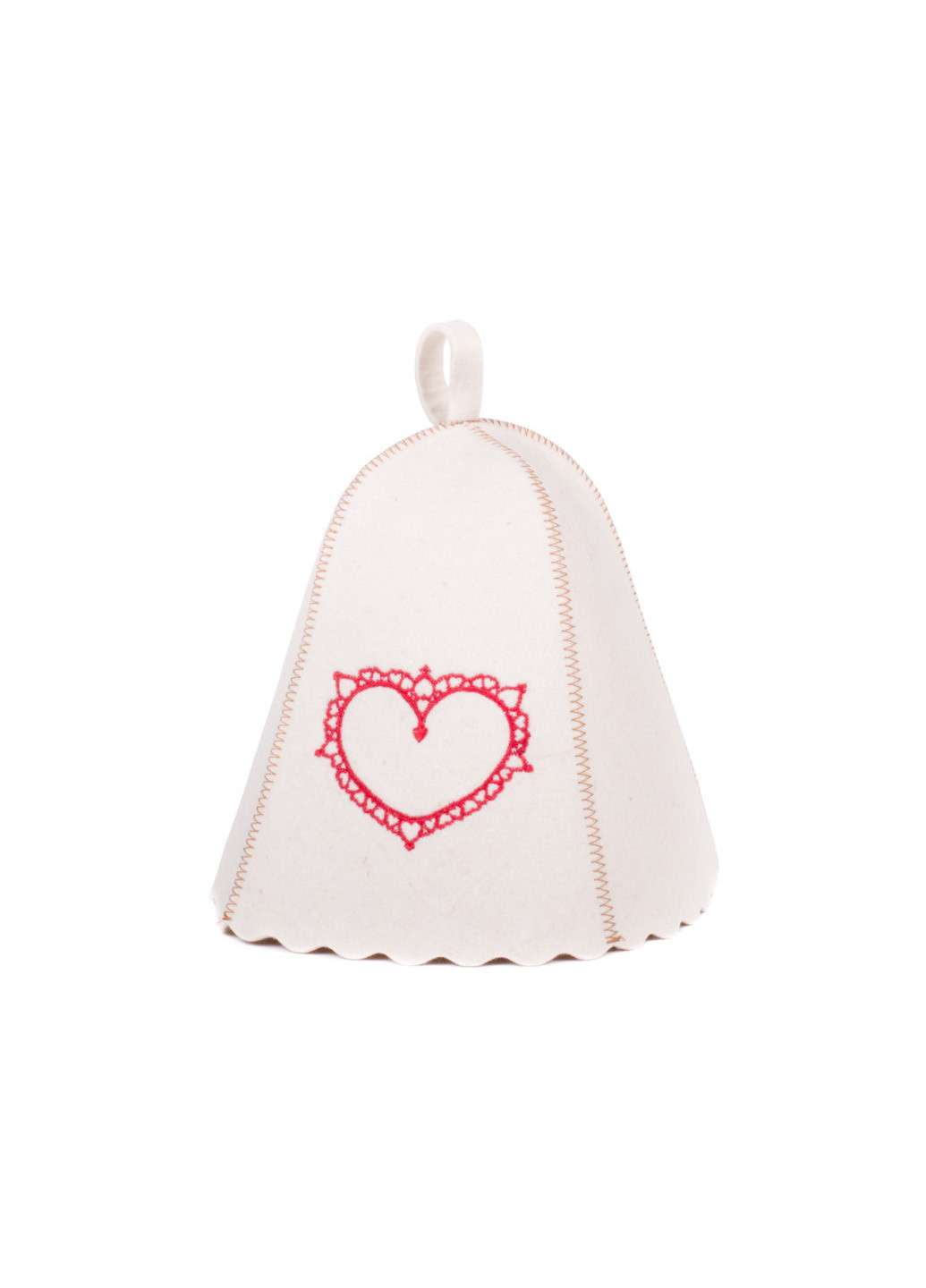 Банная шапка "Сердечко" Luxyart (189142838)