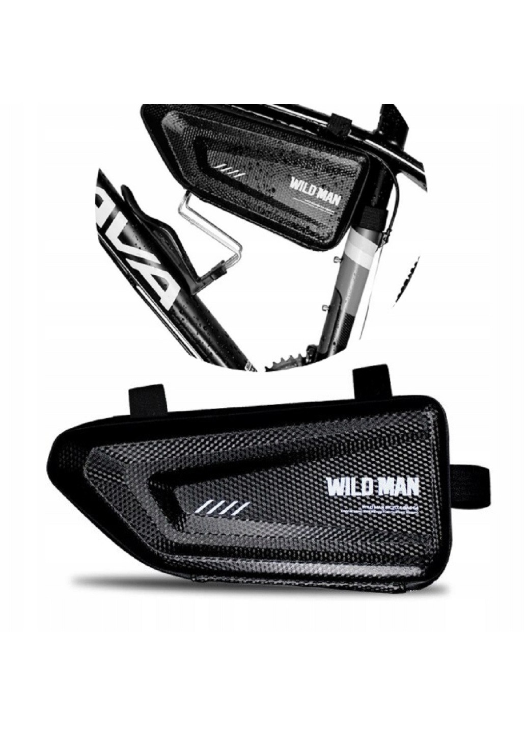 Велосумка бардачок сумка под раму велосипеда на молнии водонепроницаемая 27х12.5 см (37242-Нов) Unbranded (253051841)