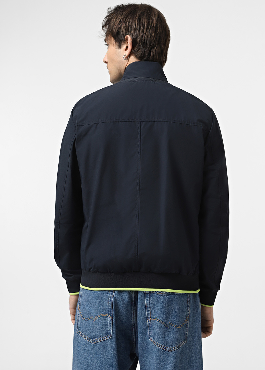 Темно-синяя демисезонная куртка Geox