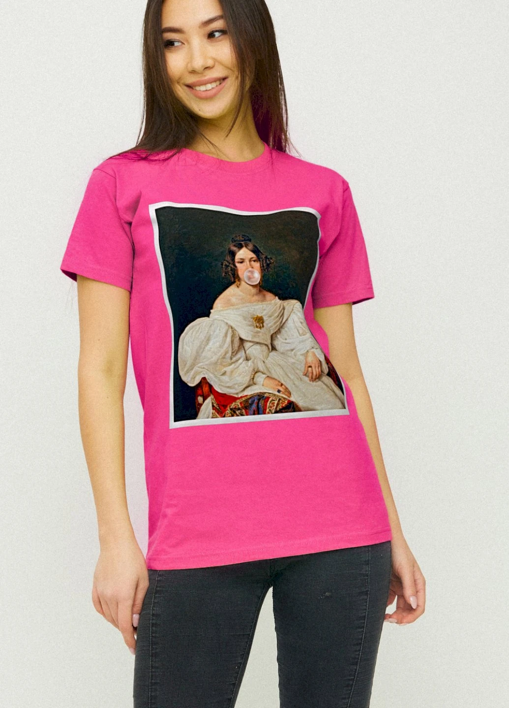Футболка Boyfriend / air print / YAPPI - (237407569)