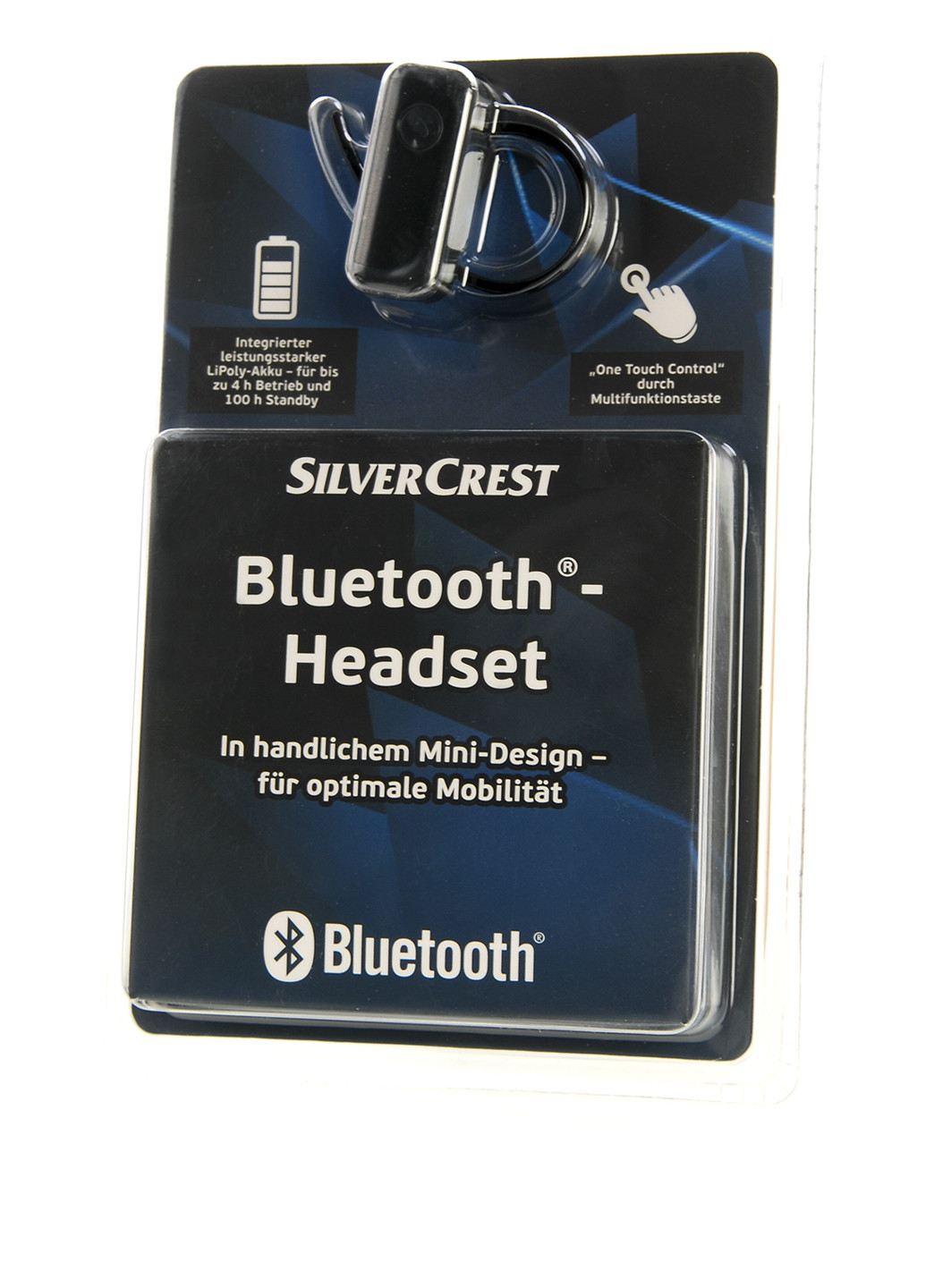 Bluetooth-гарнітура SBH 3.0 A1 Silver Crest (178927251)