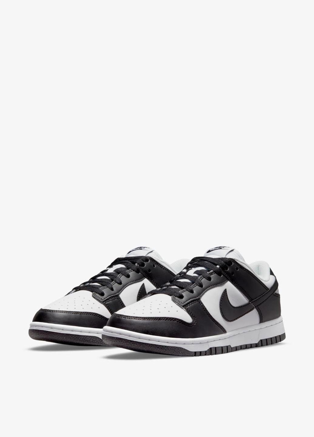 Кроссовки DD1873-102 Nike DUNK LOW NEXT NATURE чёрно-белые демисезоны (317218351)