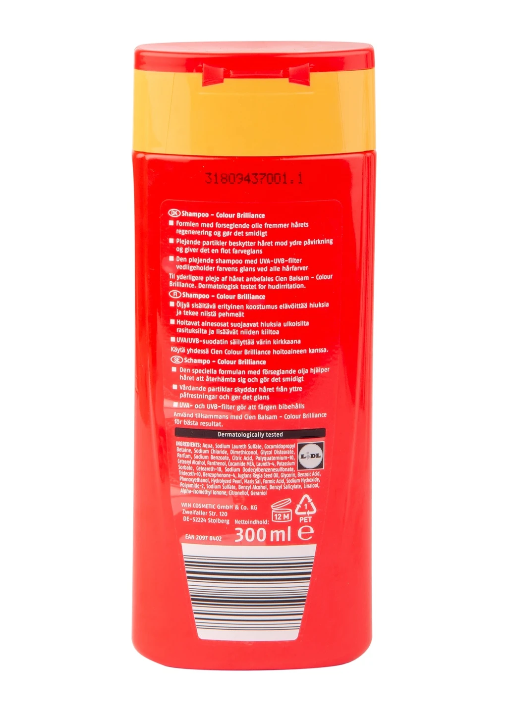 Шампунь Colour Brilliance 300 мл Cien (225544537)