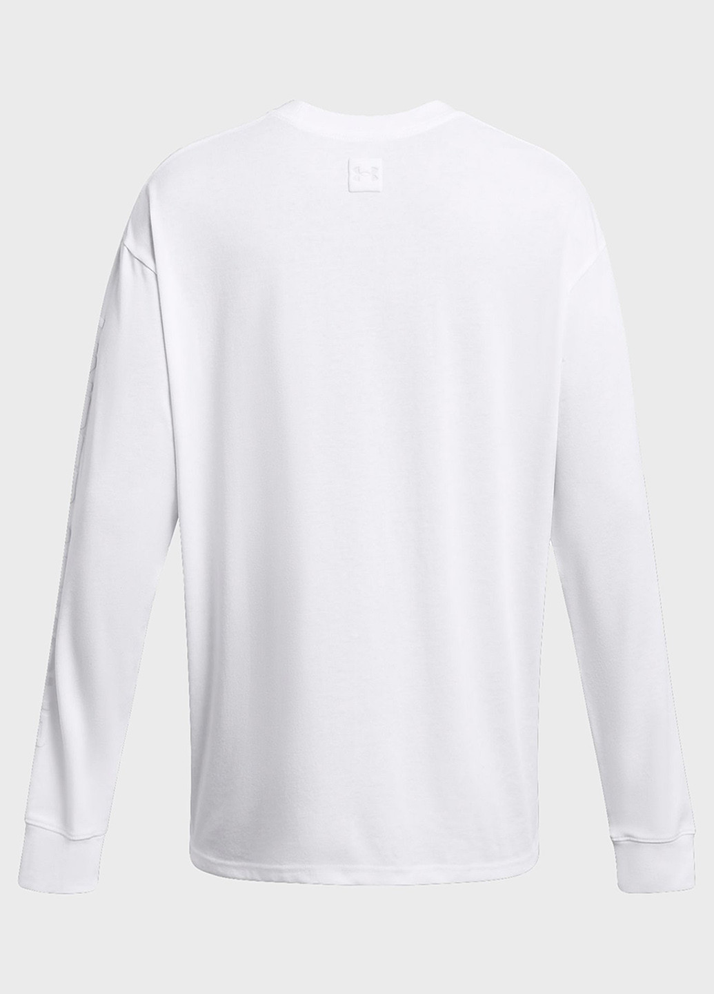 Білий світшот Under Armour однотонний аплікація (328001318)