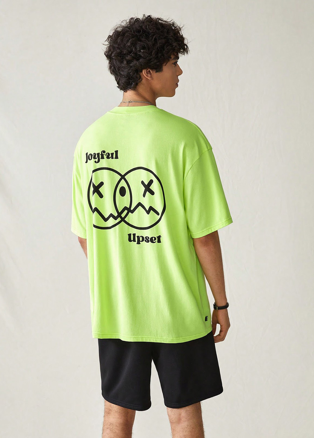 Лайм літній комплект (футболка, шорти) SHEIN