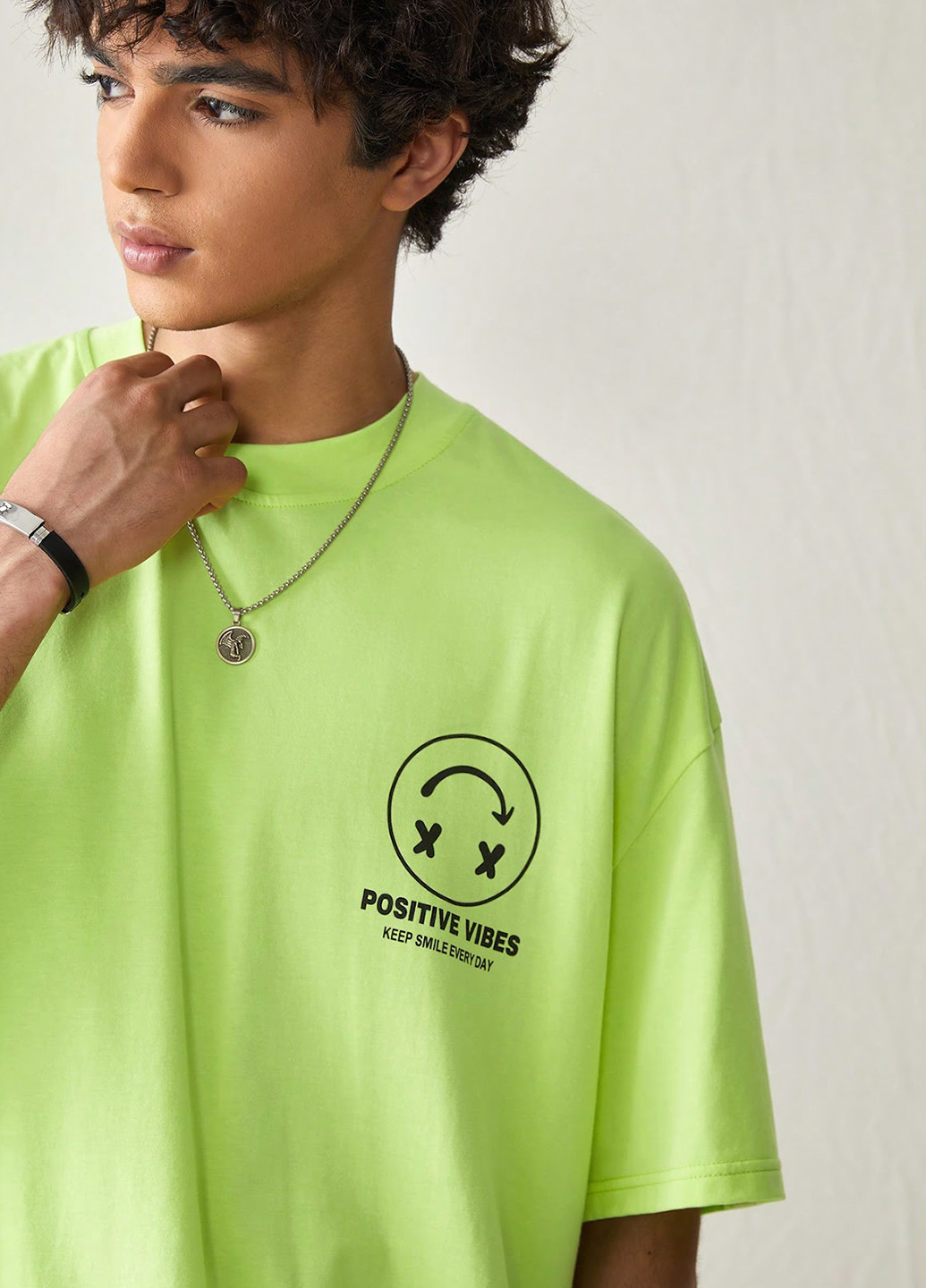 Лайм літній комплект (футболка, шорти) SHEIN