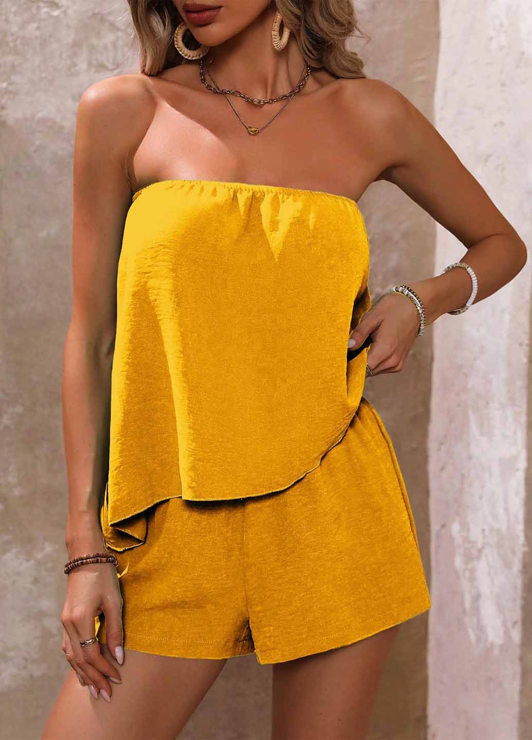 Костюм (топ, шорты) SHEIN (367747522)