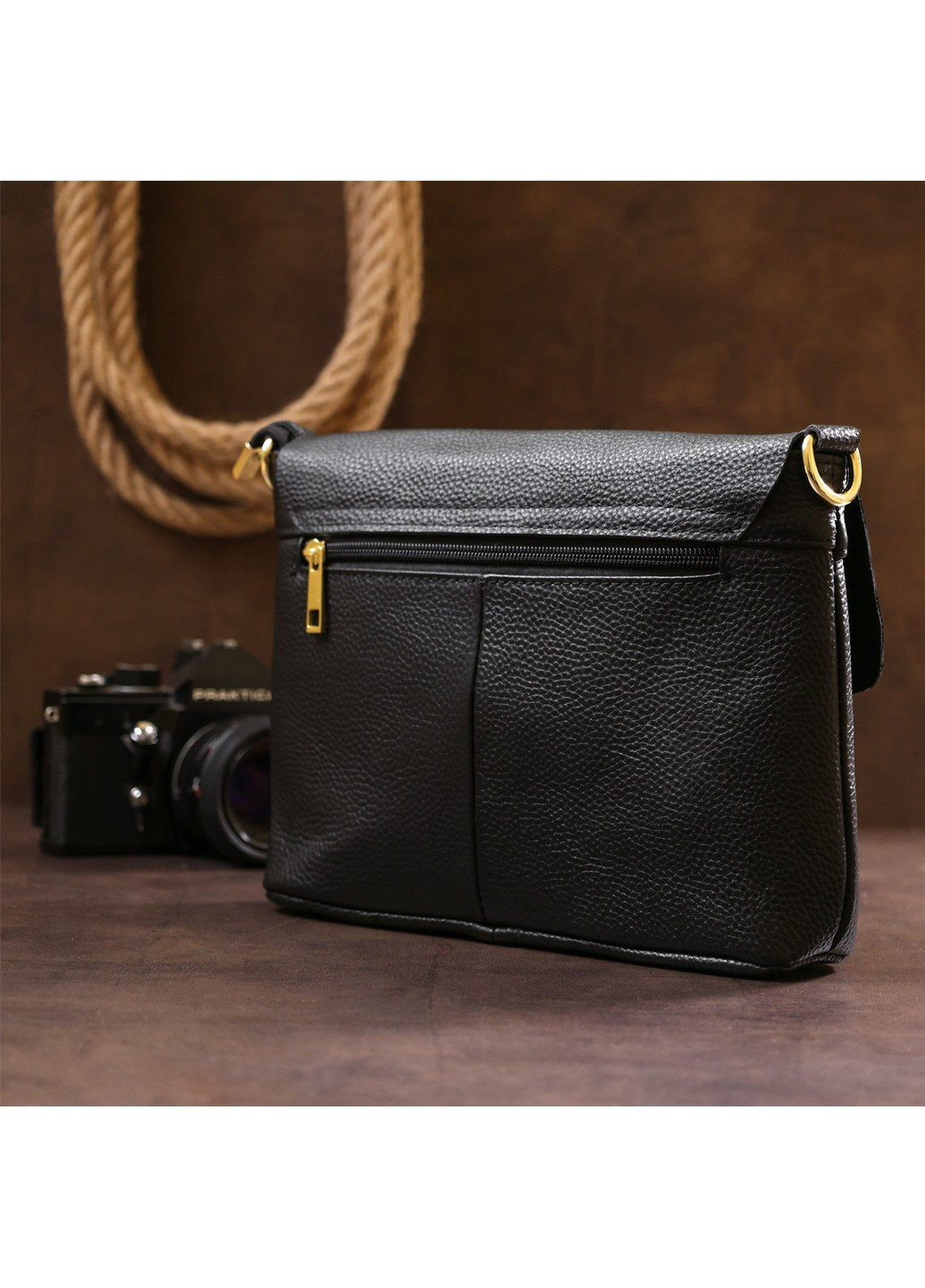 Сумка кожаная женская 27х18х6,5 см Vintage (255375735)