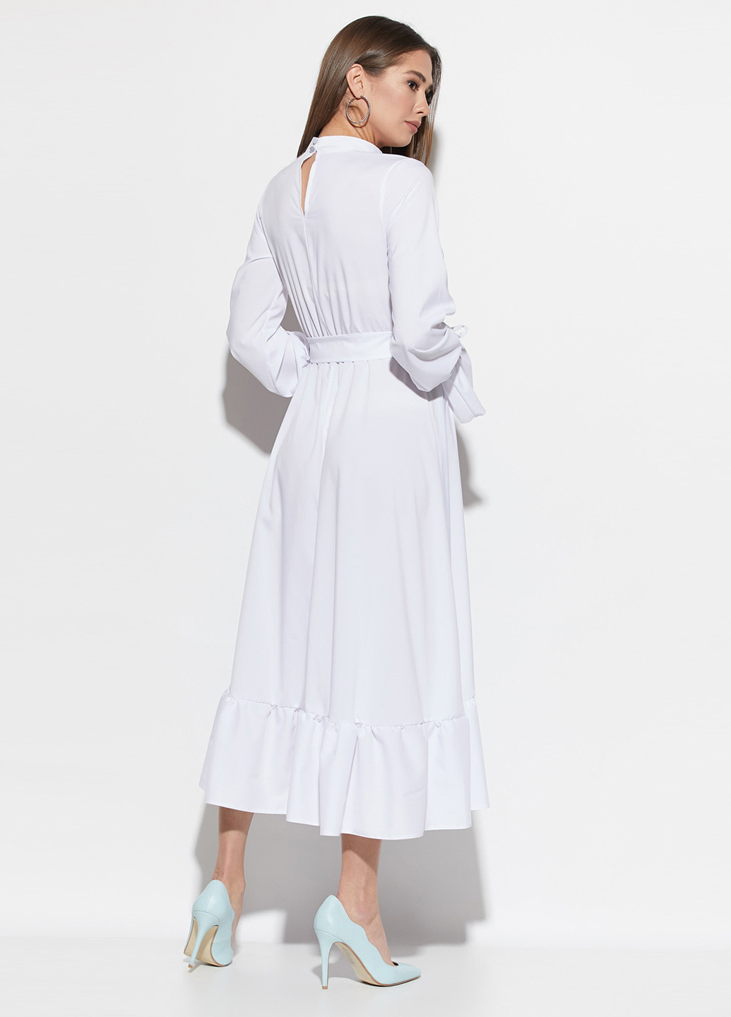 Білий кежуал сукня Karree однотонна