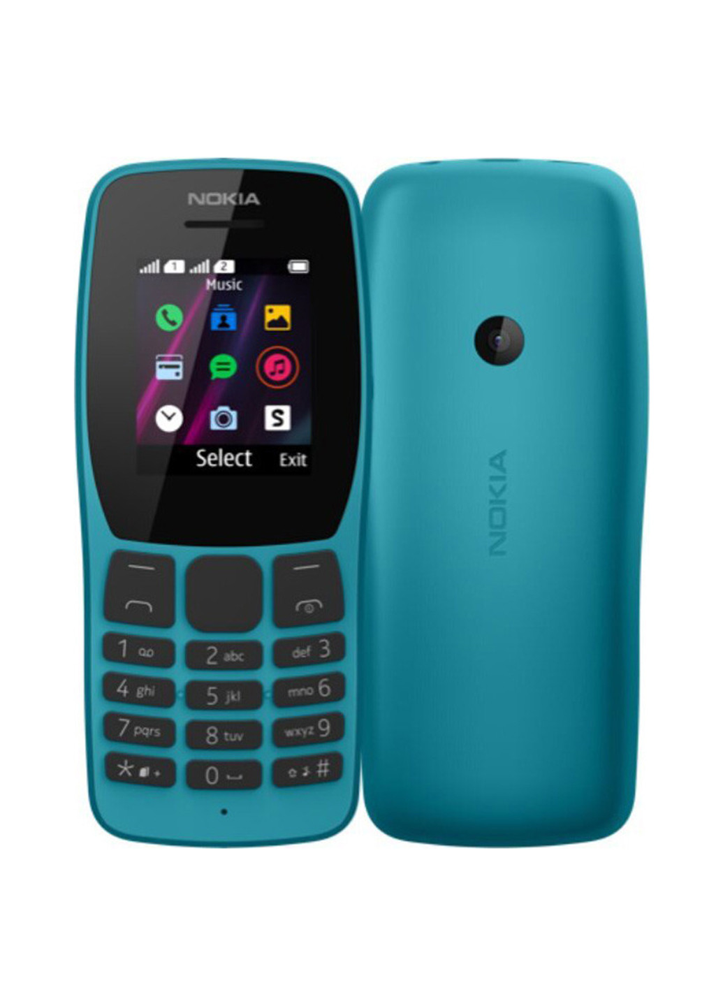 Мобильный телефон Nokia 110 ds 2019 blue (154686415)