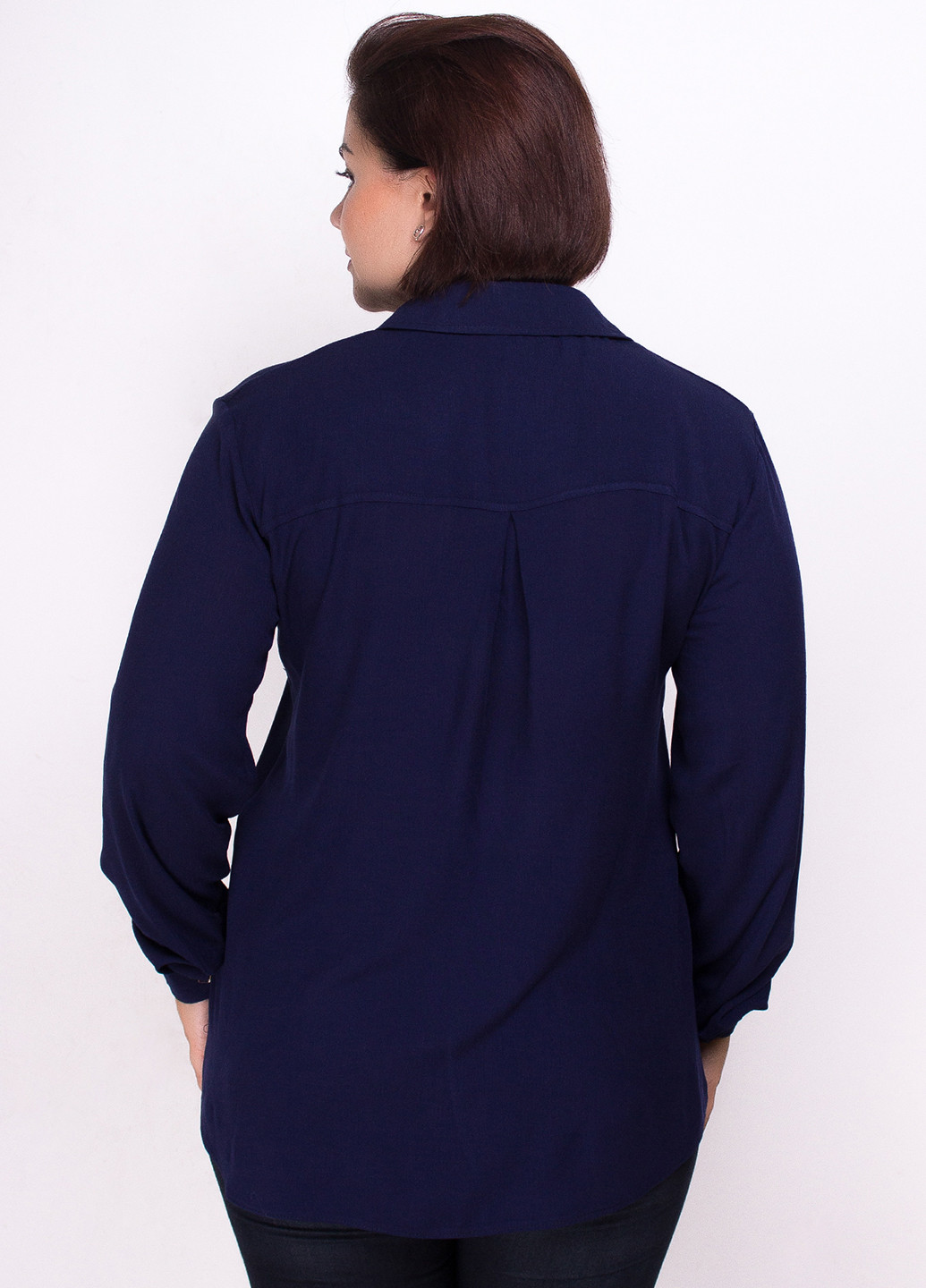 Темно-синяя демисезонная блуза Fifi Lakres