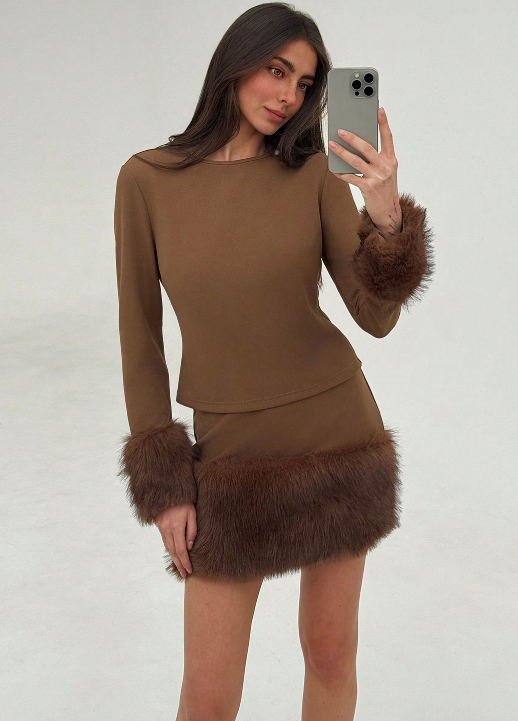 Костюм (светр, спідниця) SHEIN (342405932)