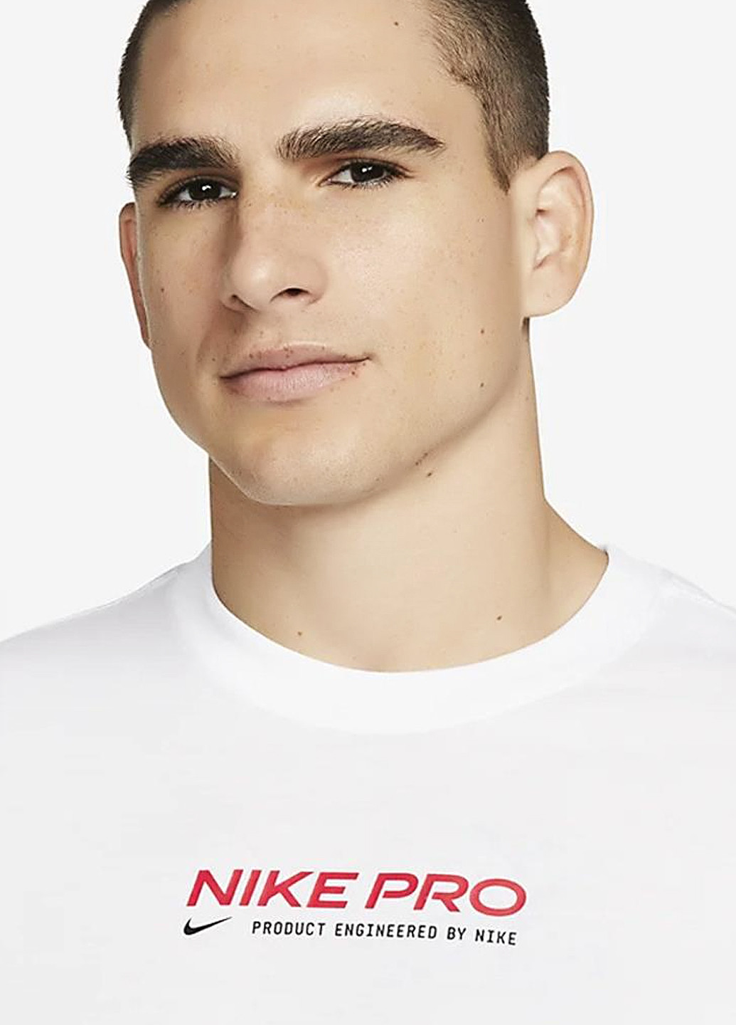 Біла футболка dm5677-100 Nike Pro Dri-FIT Men's Training T-Shirt