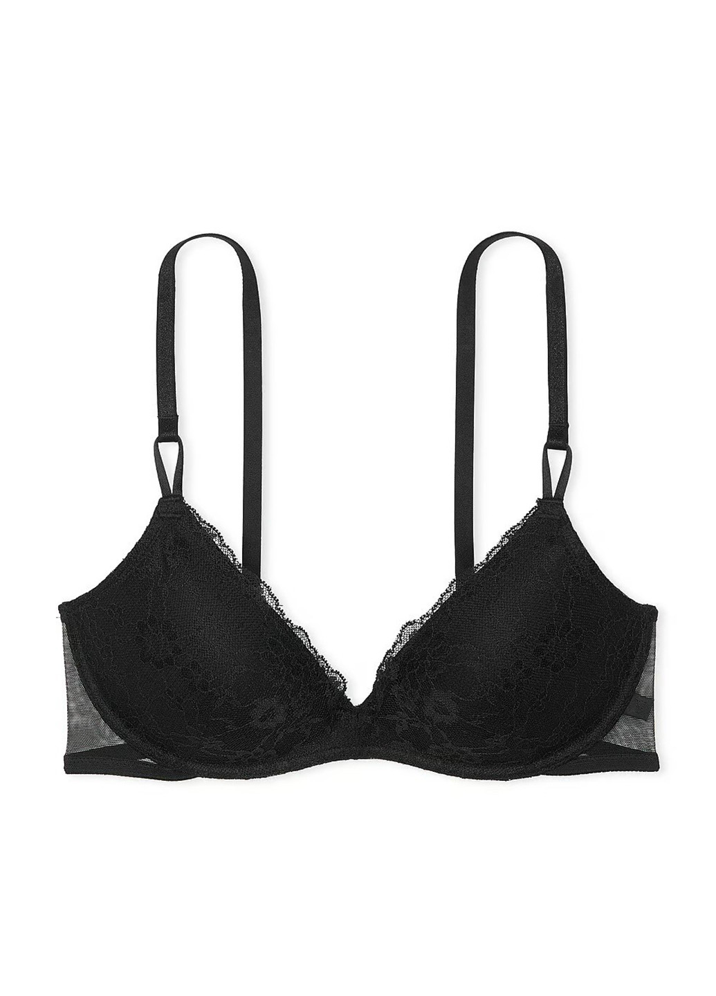 Чорний демісезонний комплект (бюстгальтер, трусики) Victoria's Secret