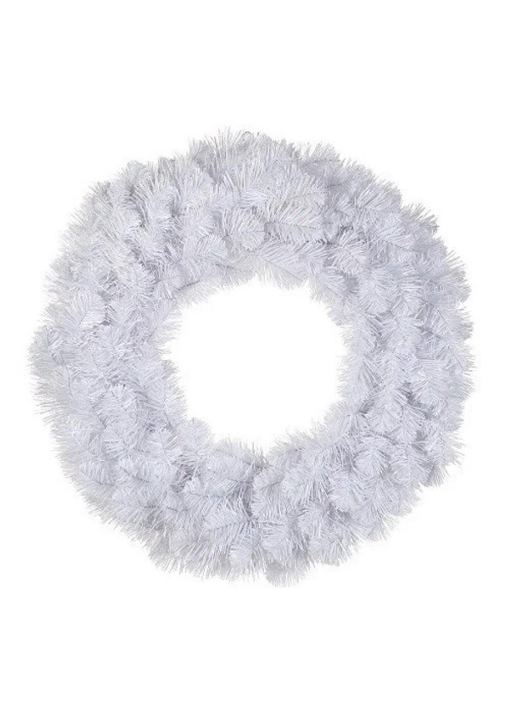 Украшение декоративное Венок Icelandic iridescent 60 см Белый (8712799297562) Triumph Tree (254593149)