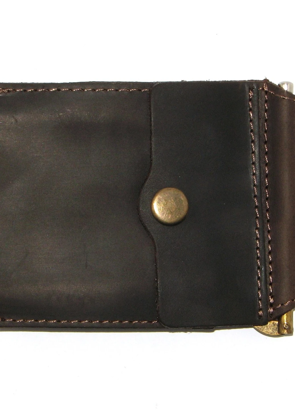 Подарочный набор №16 (зажим + картхолдер) коричневй DNK Leather (253933672)