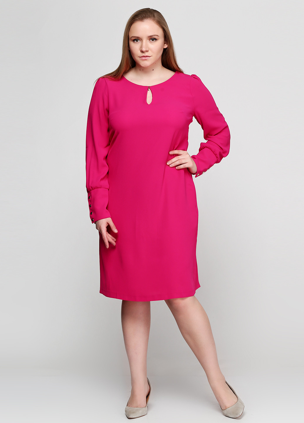 Темно-рожева кежуал сукня Kokart