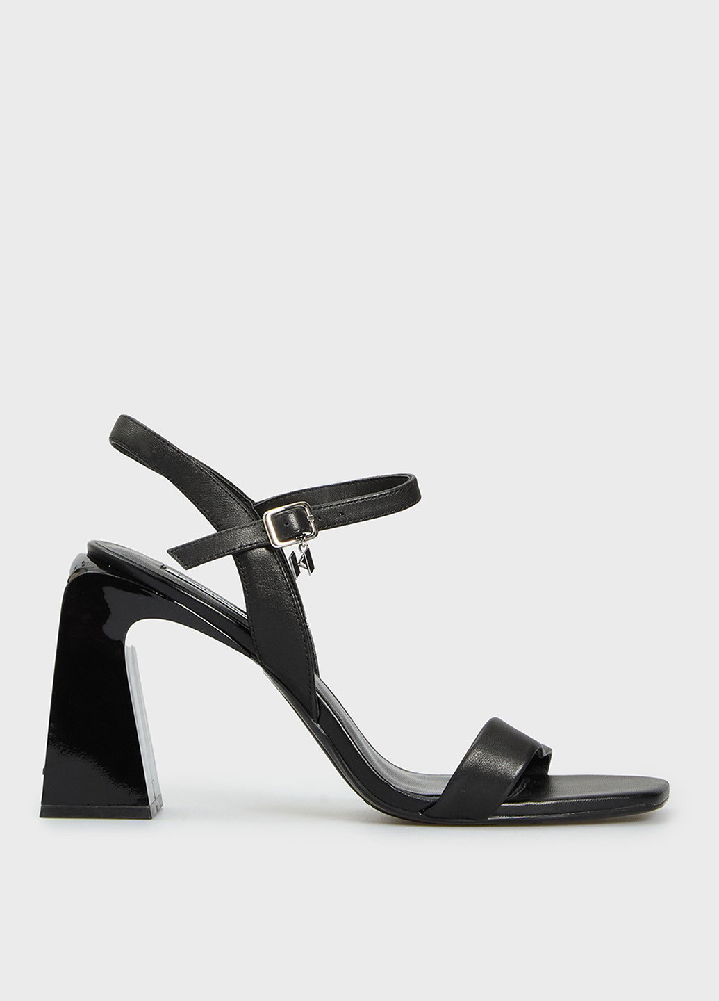 Черные босоножки Karl Lagerfeld с логотипом