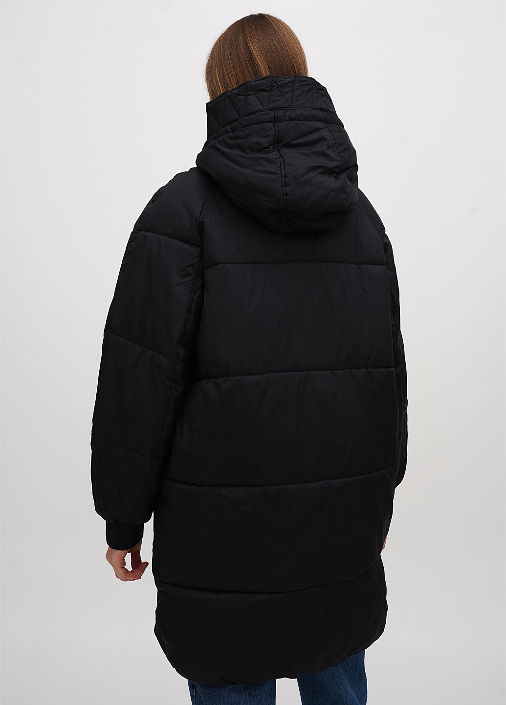 Чорна демісезонна куртка H&M