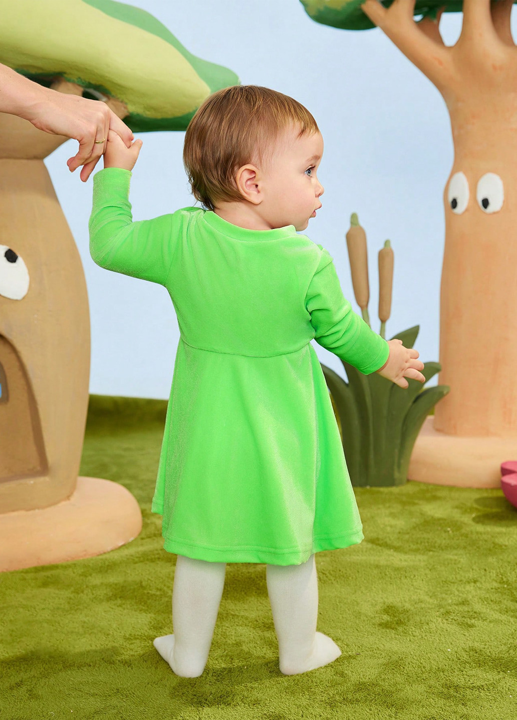 Салатовое платье SHEIN (345181541)