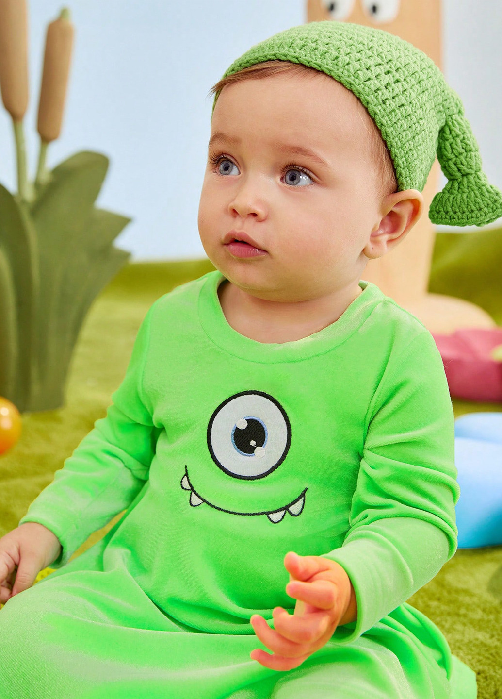 Салатовое платье SHEIN (345181541)