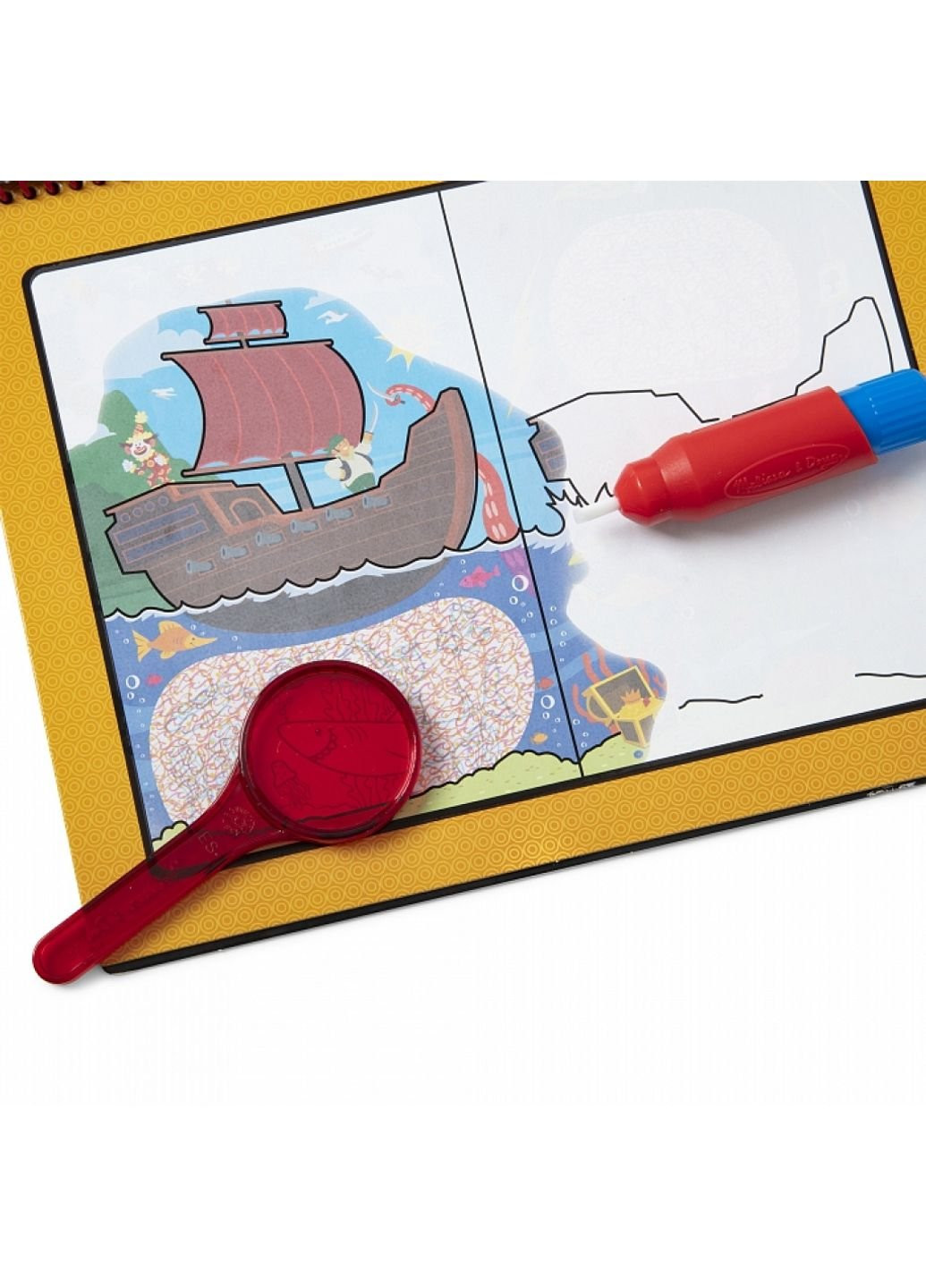 Набор для творчества Мега-водная волшебная раскраска Приключения (MD30172) Melissa&Doug (249609512)