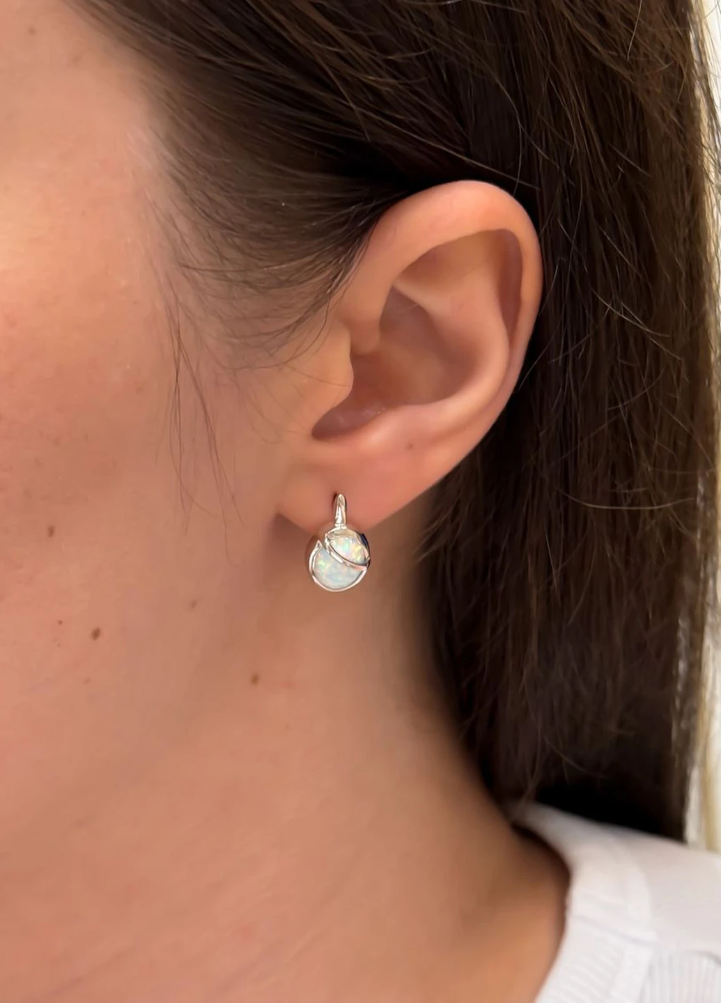 Сережки Silver Flame (307258375)
