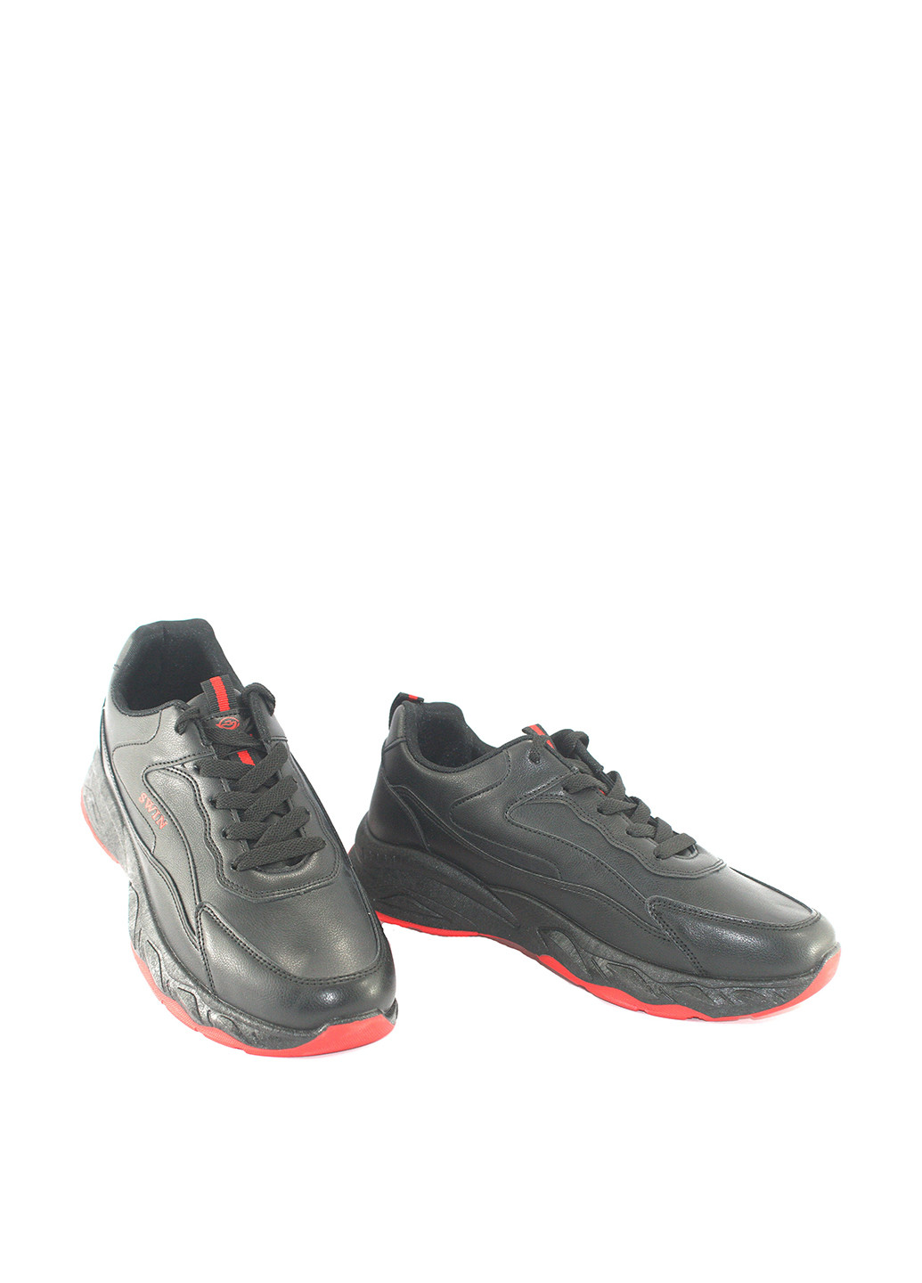 Черные демисезонные кроссовки No Brand