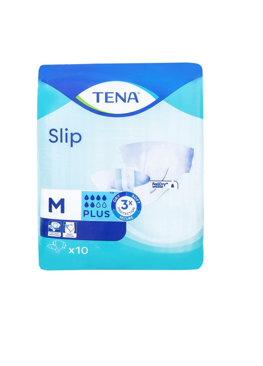Подгузники для взрослых Slip Plus Medium, дышащие Tena (228209997)