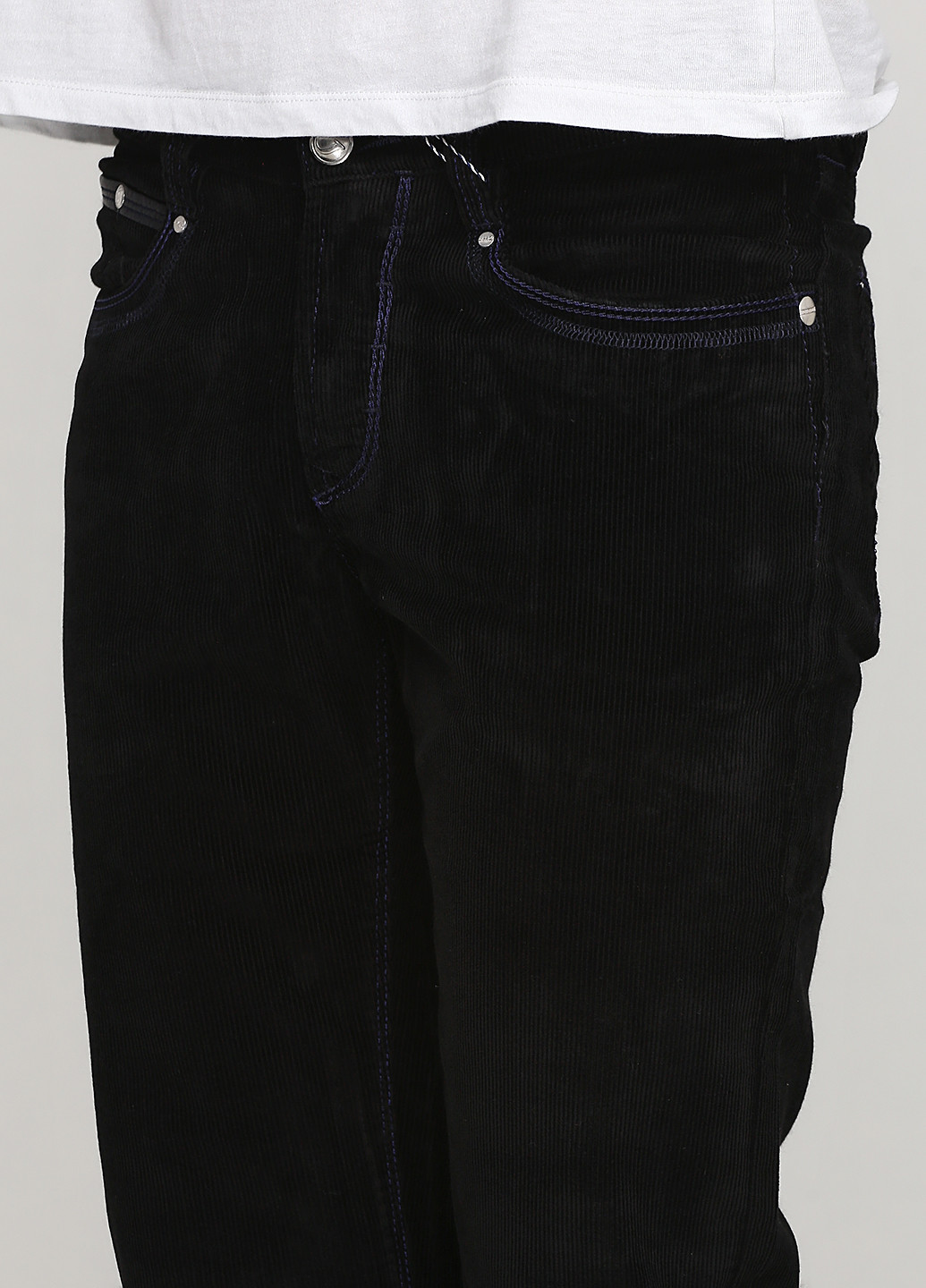 Черные кэжуал демисезонные прямые брюки Jemetzzi