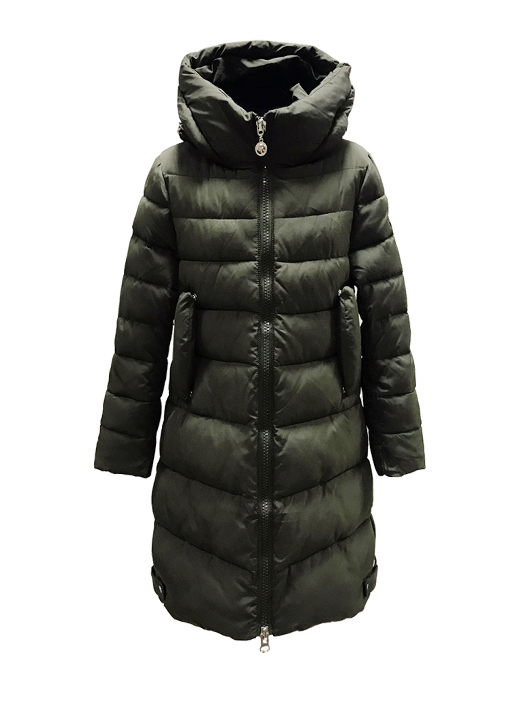 Оливковая (хаки) зимняя куртка Lisa-Rella