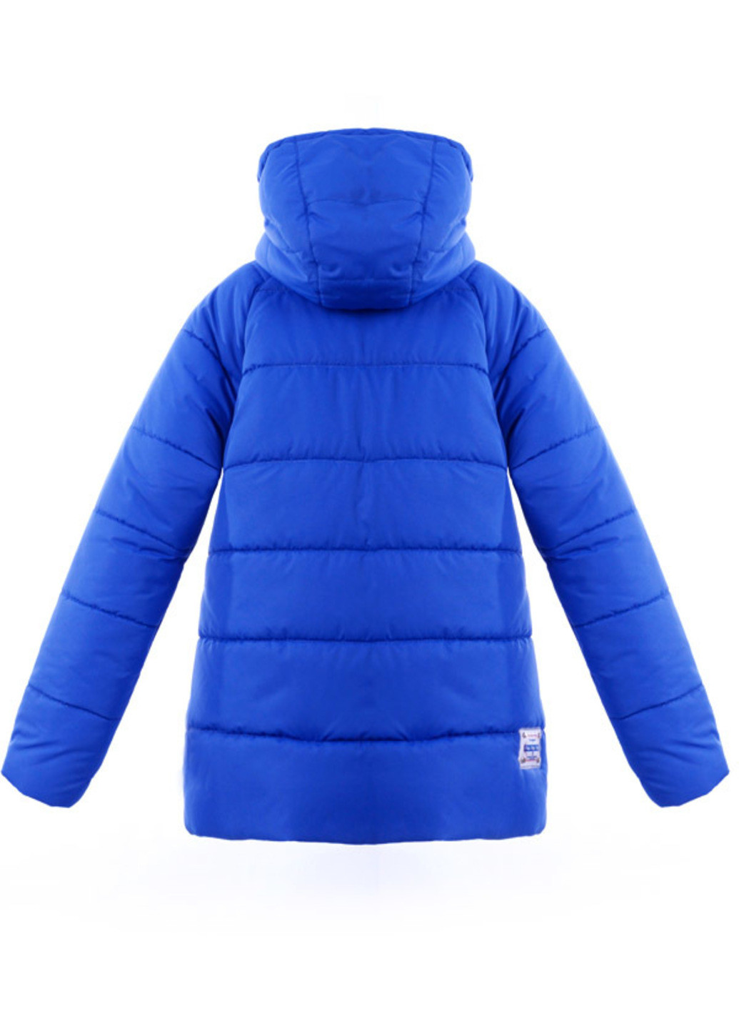 Синя зимня зимова подовжена куртка k35 Luxik удлиненная куртка