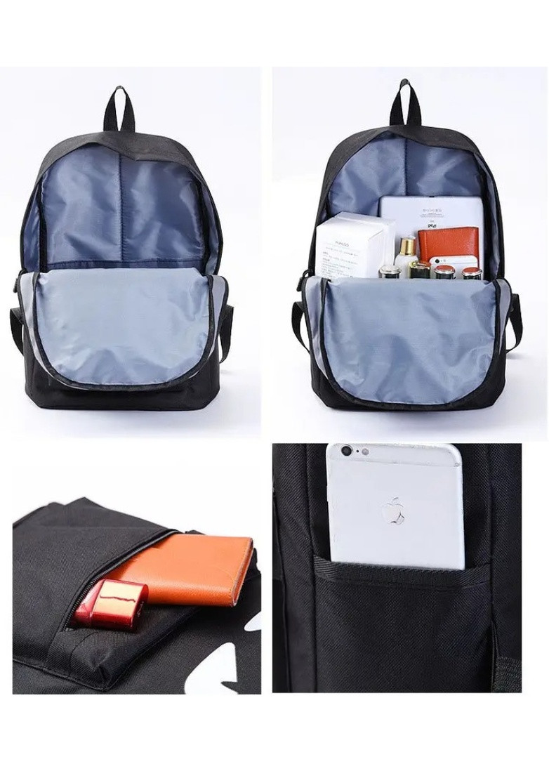 Фосфорный рюкзак школьный портфель мужской женский светящийся Monster No Brand (253016860)