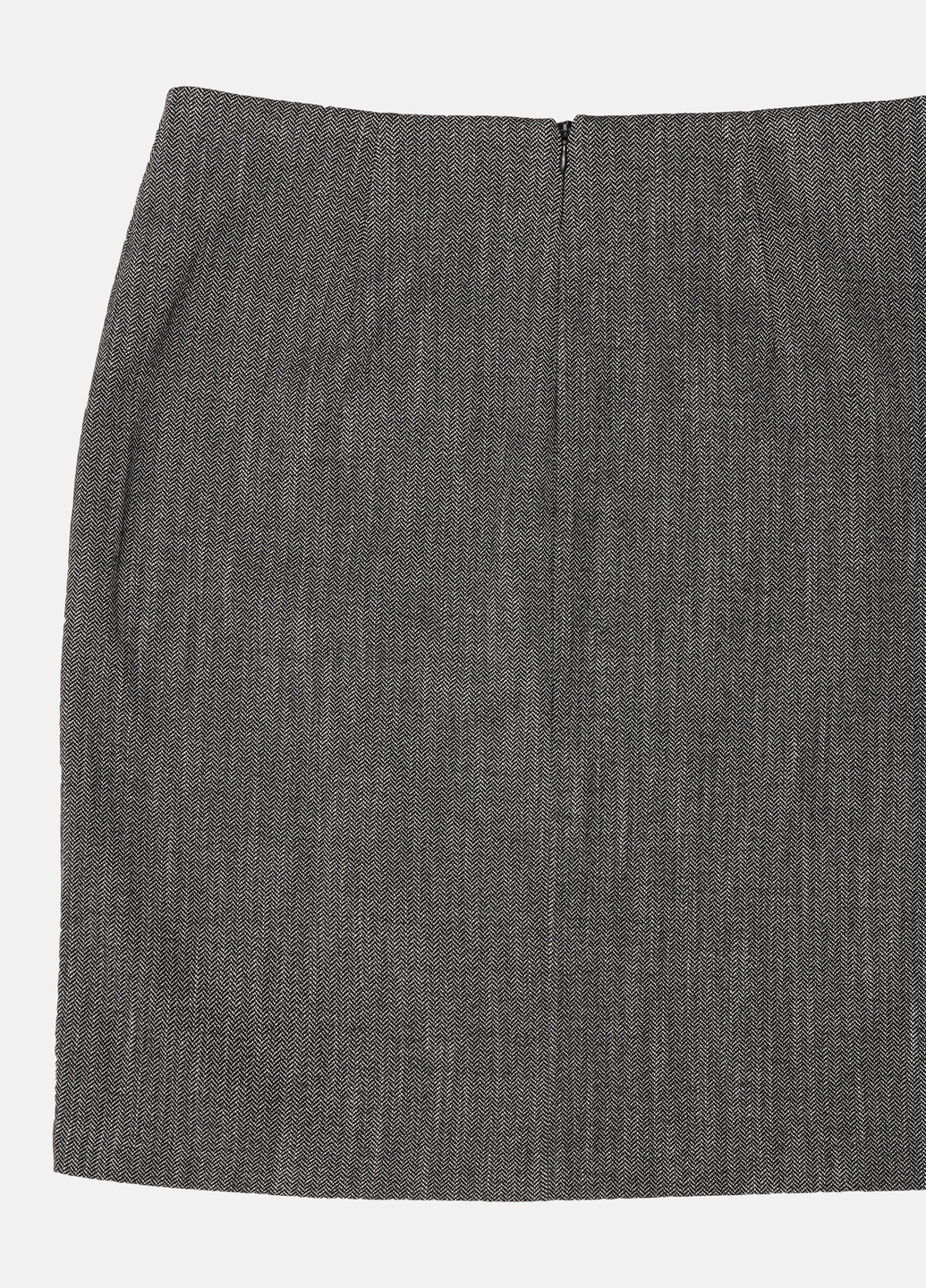 Черно-белая кэжуал меланж юбка H&M