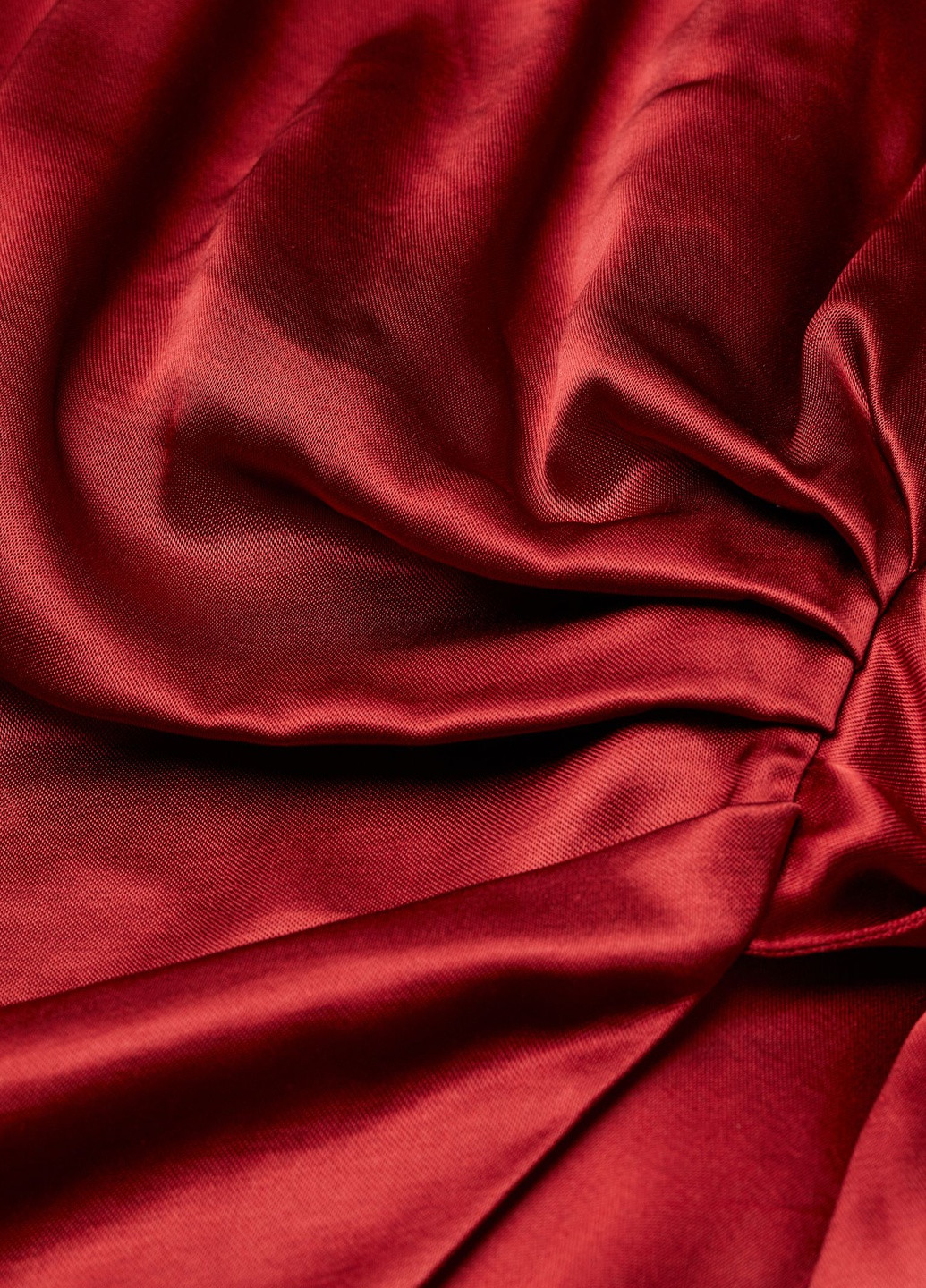 Красное вечернее платье-жакет H&M однотонное