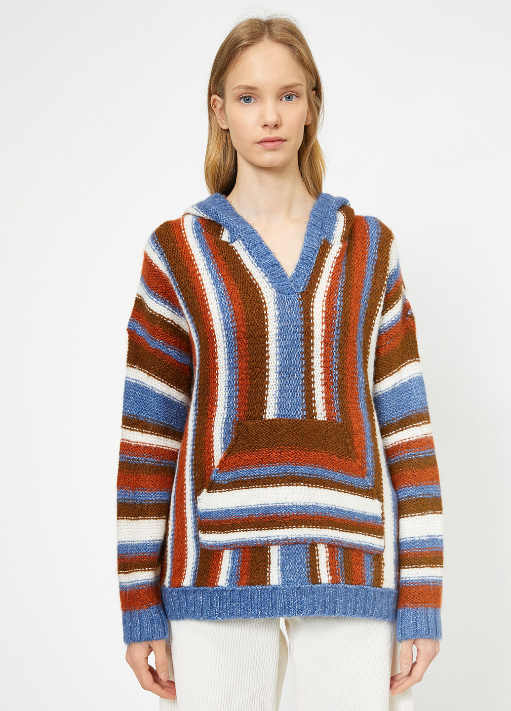 Коричневый зимний пуловер пуловер KOTON