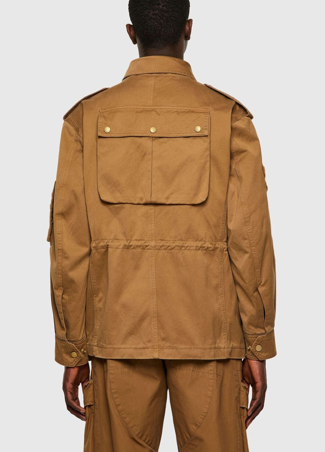 Коричнева зимня ветровка Diesel