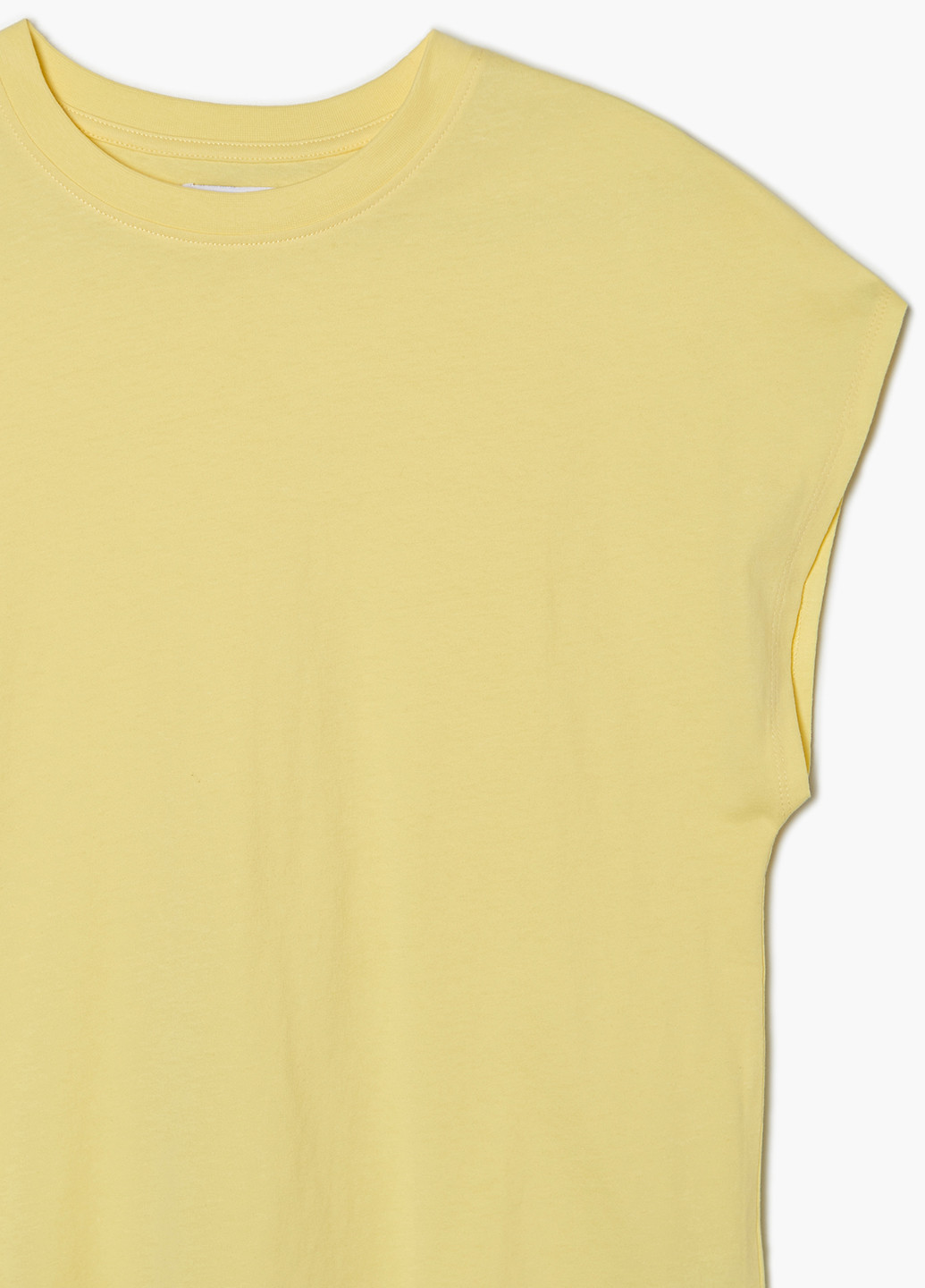 Желтая летняя футболка Cropp