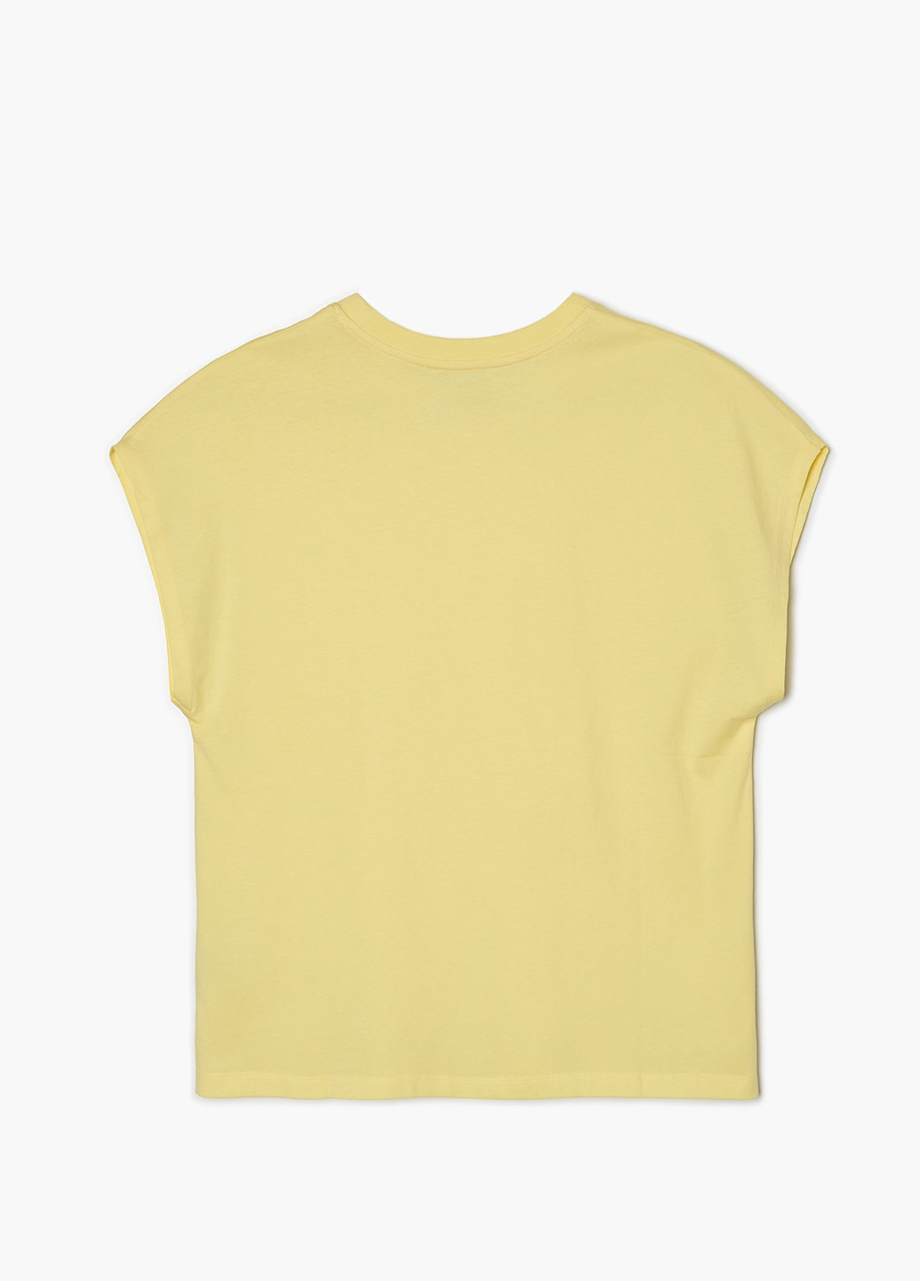 Желтая летняя футболка Cropp