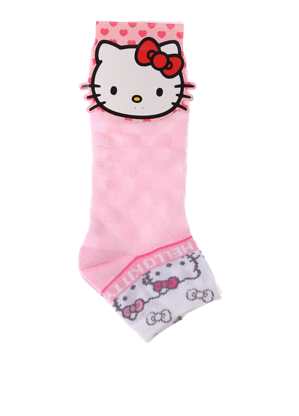Носки Hello Kitty розовые повседневные