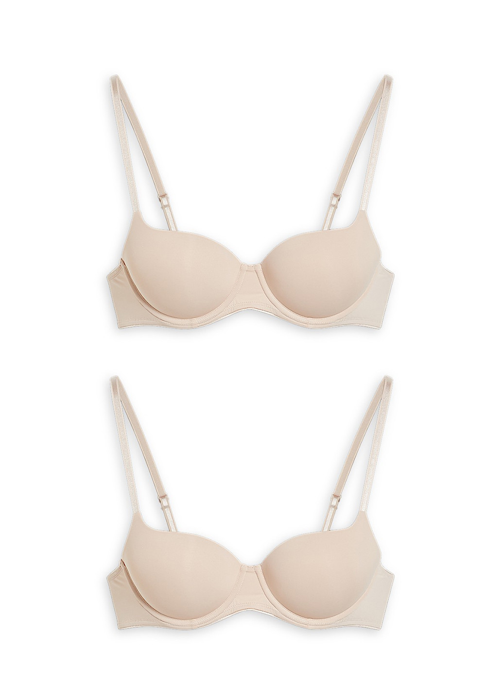 Бежевый бюстгальтер (2 шт.) C&A с косточками полиамид
