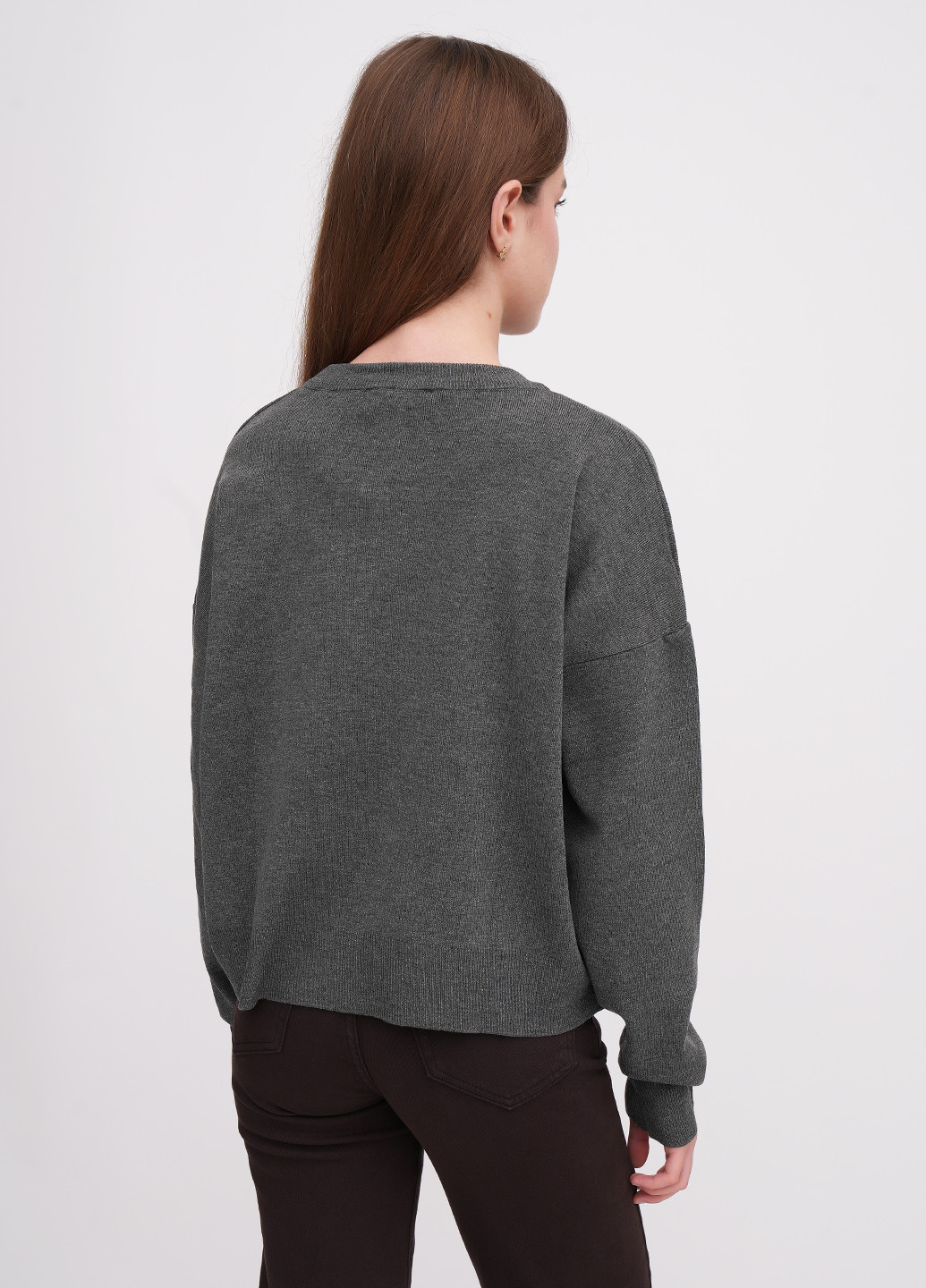 Темно-серый демисезонный свитер EQUILIBRI