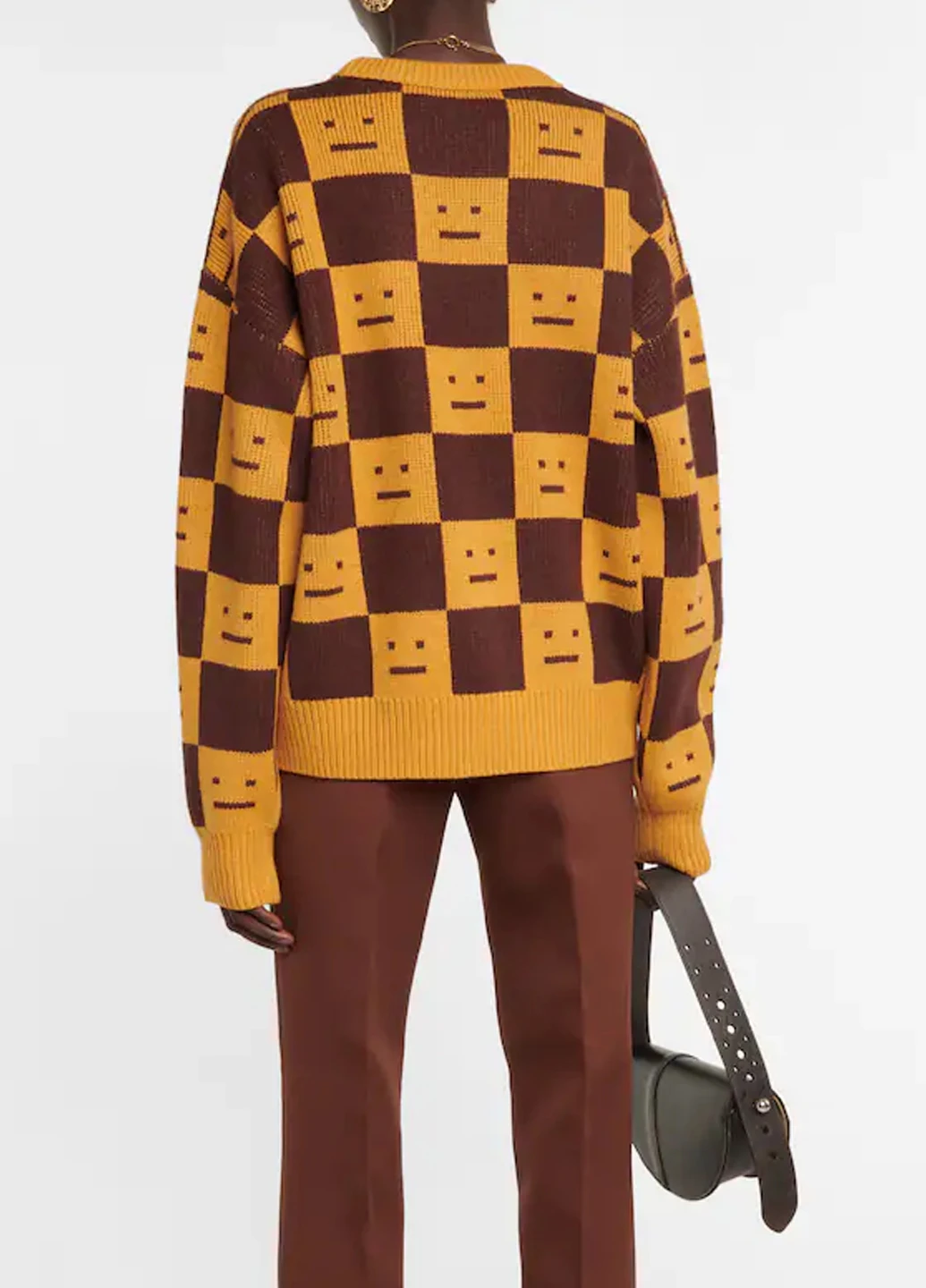 Комбинированный демисезонный джемпер джемпер Acne Studios