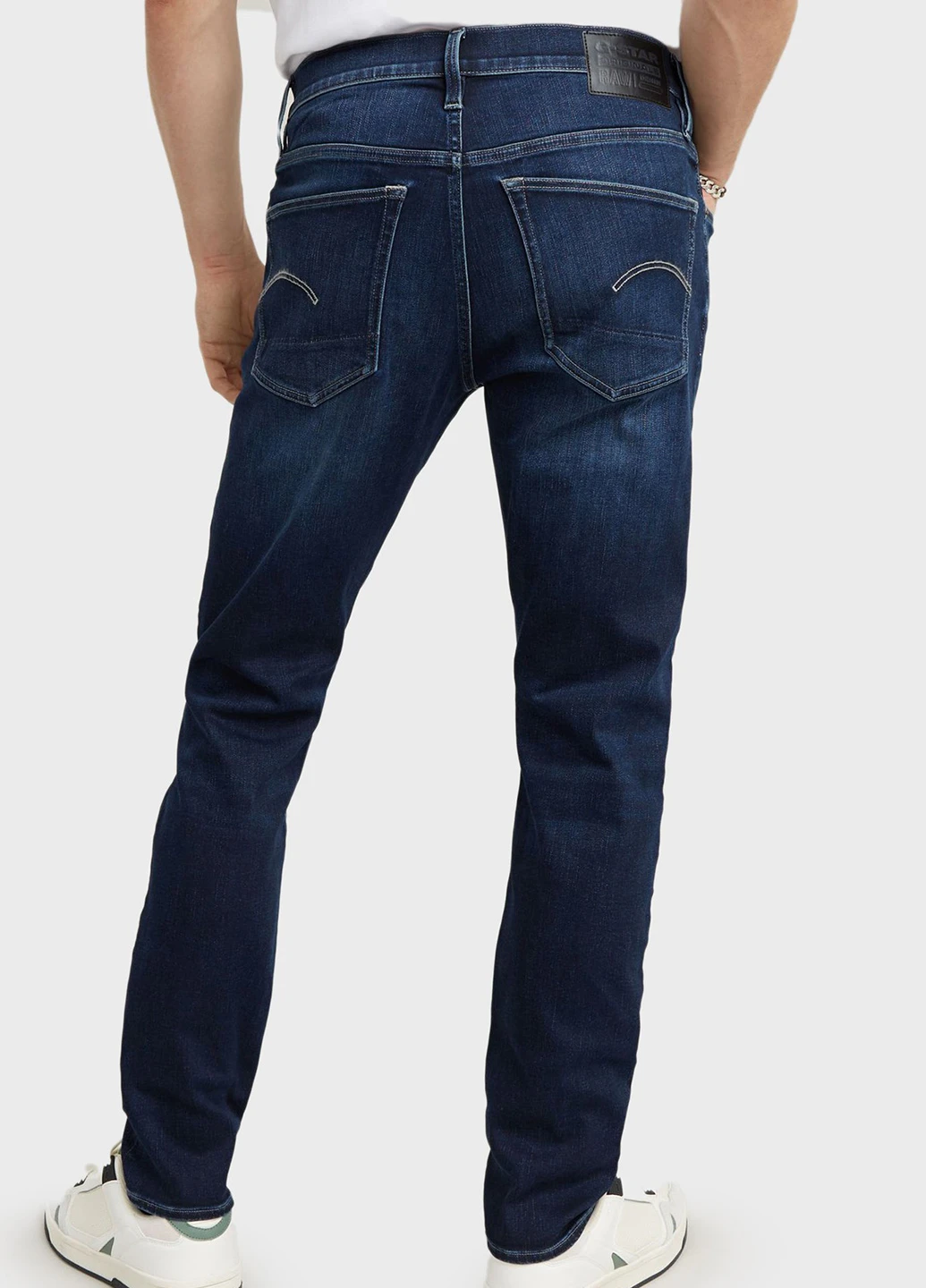 Синие демисезонные слим джинсы G-Star Raw