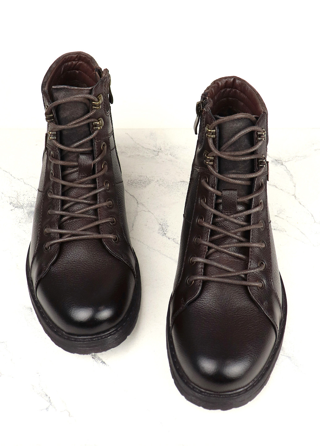 Темно-коричневые осенние ботинки Respect