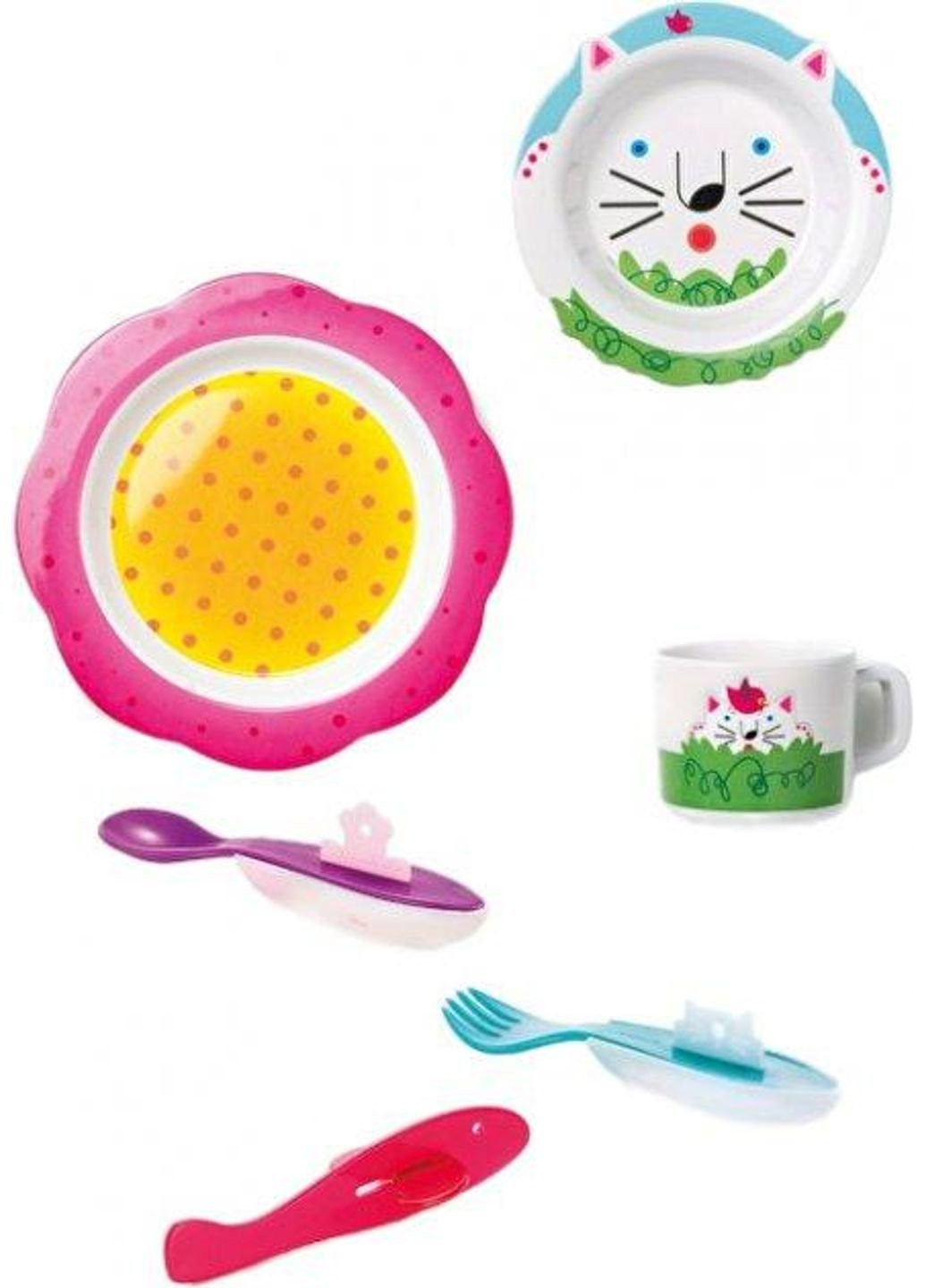 Детский набор посуды Bimbi 8100152 6 предметов Guzzini (253624973)