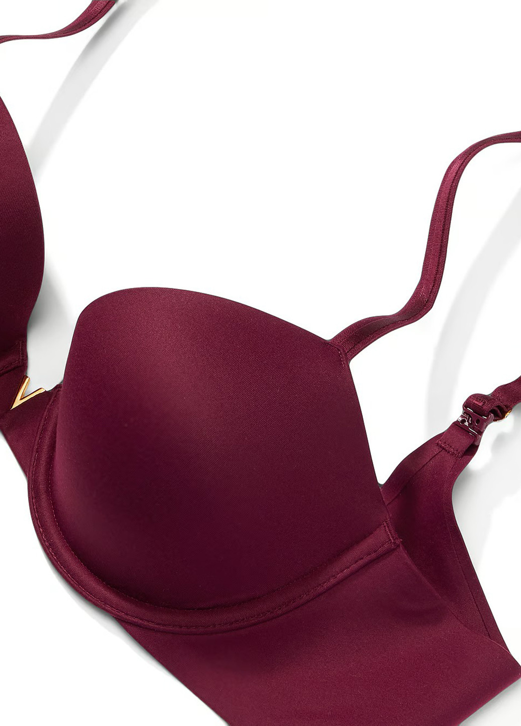 Бордовый демисезонный комплект (бюстгальтер, трусики) Victoria's Secret