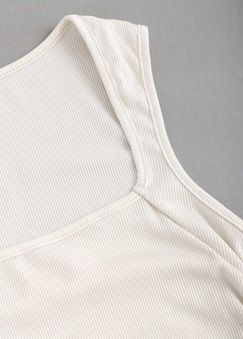 Кремова кежуал сукня футляр SHEIN однотонна