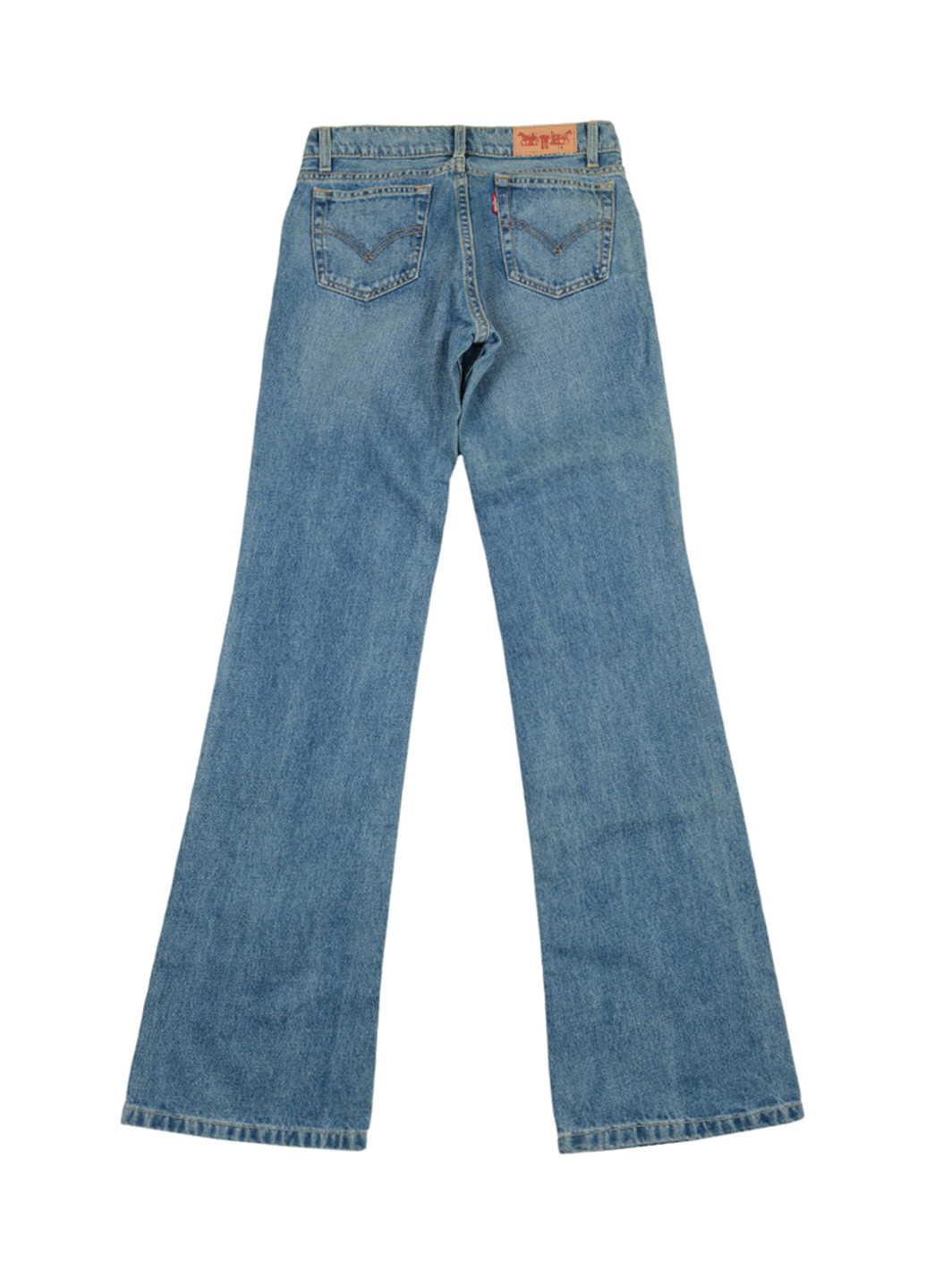 Синие демисезонные классические джинсы Levis